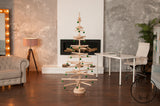 Wooden Christmas tree 180 cm (6 ft), wood xmas tree