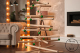Wooden Christmas tree 180 cm (6 ft), wood xmas tree