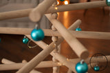 Wooden Christmas tree 180 cm (6 ft), wood xmas tree