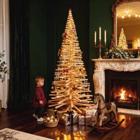 Wooden Christmas Tree Buying Guide: How to Choose the Right Size, Style & Shape