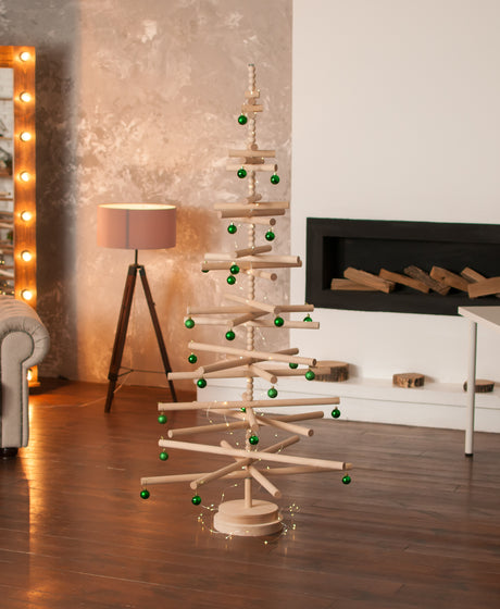Model C - Made of wooden round sticks and balls 4x4