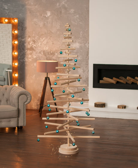 Model D - Made of wooden round sticks and balls 1x1