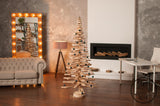 Wooden Christmas tree 180 cm (6 ft), wood xmas tree