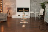 Wood Christmas tree 120 cm (4 ft), wooden xmas tree