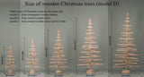 Wooden christmas tree 90 cm (3 ft), small xmas tree